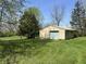 Detached garage on a private lot with two garage doors at 5822 W 62Nd St, Indianapolis, IN 46278