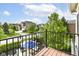 A balcony offering views of the surrounding neighborhood and trees at 6655 Westminster Dr, Zionsville, IN 46077