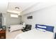 Finished basement with two beds, and an entertainment area at 6655 Westminster Dr, Zionsville, IN 46077