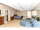 Finished basement bedroom with carpeting and additional living space at 6655 Westminster Dr, Zionsville, IN 46077