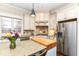 Well-equipped kitchen featuring stainless steel appliances and an island at 6655 Westminster Dr, Zionsville, IN 46077