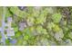 Bird's eye view features home with backyard, surrounded by lush trees offering a blend of nature and privacy at 8329 S Christian Dr, Nineveh, IN 46164
