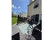 Back deck featuring comfortable seating, a table and a lawn view at 9415 Timber View Dr, Indianapolis, IN 46250