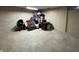 Unfinished basement offering ample storage space and potential for customization at 9415 Timber View Dr, Indianapolis, IN 46250
