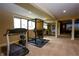The finished basement is ready for anything you can dream up, from exercise to entertaining! at 10138 Backstretch Row, Fishers, IN 46040
