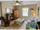 Cozy bedroom featuring a comfortable seating area, soft lighting, and neutral decor, creating a relaxing atmosphere at 10190 Holly Berry Cir, Fishers, IN 46038