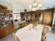 Elegant dining room with a decorative chandelier and traditional furniture at 10190 Holly Berry Cir, Fishers, IN 46038