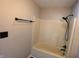 Neutral bathroom featuring a clean tub with black shower head and fixtures at 109 Buckthorne Ln, Mooresville, IN 46158