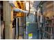 Basement utility area with water heater and modern furnace system at 10919 Running Tide Ct, Indianapolis, IN 46236