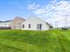 Spacious backyard with a well-maintained lawn, perfect for outdoor activities and relaxation at 11327 Cuyahoga Dr, Indianapolis, IN 46235