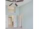 Spacious bedroom leading to an ensuite bathroom featuring ample closet space at 12698 Whisper Way, Fishers, IN 46037