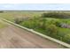 Scenic aerial view of the property showcasing its lush green surroundings and peaceful countryside setting at 1285 S 1100 E, Zionsville, IN 46077