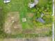Birds-eye view of the home, pool, and the surrounding acreage at 1285 S 1100 E, Zionsville, IN 46077