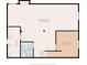 Floor plan of a basement recreation room with utility space, bathroom, and additional bedroom area at 1285 S 1100 E, Zionsville, IN 46077