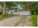 Charming single-story home with attached garage and a blue front door, nestled under mature trees at 150 Church St, Mooresville, IN 46158