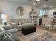 Bright living space featuring modern decor, a comfortable sofa, and ample natural light at 1511 Coen Ct, Columbus, IN 47201