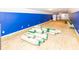 Large basement featuring an unfinished floor and blue painted walls at 1630 Hinson Rd, Martinsville, IN 46151