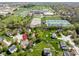 Aerial view showcases convenient proximity to nearby schools, mature trees, and well-maintained lawns at 18811 Orleans Ct, Noblesville, IN 46060