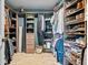 Spacious walk-in closet with ample shelving and hanging storage for organized living at 18811 Orleans Ct, Noblesville, IN 46060