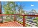 View from private balcony overlooking the street and neighborhood at 257 N Tacoma Ave, Indianapolis, IN 46201
