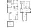 Three floor plans showing layouts for the first, second, and third floor including basement at 257 N Tacoma Ave, Indianapolis, IN 46201