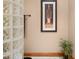 Bathroom with glass blocks, wall art and a potted plant at 2733 Foxborough Dr, Greenwood, IN 46143