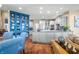 Open kitchen featuring granite counters, white cabinets, and stainless appliances at 2733 Foxborough Dr, Greenwood, IN 46143