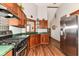 Spacious kitchen featuring stainless steel appliances, and lots of counter space at 3027 Ash Way, Lapel, IN 46051
