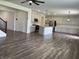 Open-concept kitchen featuring an island and stainless steel appliances, perfect for modern living at 3148 Hawking Ct, Danville, IN 46122