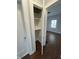 Hallway closet with shelves, providing ample storage space at 421 W 44Th St, Indianapolis, IN 46208