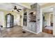 Modern kitchen boasting stainless steel appliances and an attractive brick oven feature, ideal for the home chef at 429 E Main St, Whiteland, IN 46184