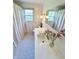 Bright bathroom with modern fixtures, a clean vanity, and a window that brings in natural light at 4305 Lincoln Rd, Indianapolis, IN 46228