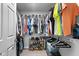 Walk-in closet with ample space for clothes, shoes, and accessories at 4904 Kessler Blvd N Dr, Indianapolis, IN 46228