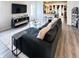 Spacious living room seamlessly connects to the dining area and kitchen at , McCordsville, IN 46055