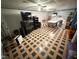 Basement featuring a pool table, lounge area, and retro flooring at 6231 Oak Limb Ct, Indianapolis, IN 46221