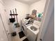 Laundry room with white washer and dryer at 6231 Oak Limb Ct, Indianapolis, IN 46221