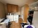 Laundry room with washer, dryer and storage space at 658 Chestnut St, Noblesville, IN 46060