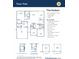 The Hudson floor plan featuring a 3 bedroom, 2 bath layout, and a two-car garage at 7136 Jackson Dr, Cumberland, IN 46229