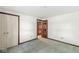 Bedroom featuring closet and views to other parts of the house through doorways at 8814 E 146Th St, Noblesville, IN 46060