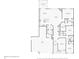 Detailed floor plan showcasing the layout of the home including the primary bedroom and living spaces at 8855 Banner Dr, Brownsburg, IN 46112