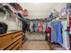 Spacious walk-in closet with ample shelving, hanging space, and a wooden dresser at 8855 Banner Dr, Brownsburg, IN 46112
