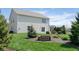 Beautiful backyard showcasing manicured lawn, lush greenery, and inviting outdoor space at 996 Denton Ct, Westfield, IN 46074