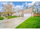Stately two-story brick home with a grand entrance and a well-kept front yard at 10090 Eagle Eye Way, Indianapolis, IN 46234
