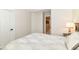 Bedroom showcases natural light, neutral decor, and convenient access to other spaces at 10524 Hawks Ridge Ct, Fishers, IN 46037