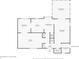 Floor plan of main floor, including kitchen, Gathering room, and office at 1095 Williamsburg Ln, Zionsville, IN 46077
