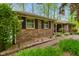 Charming brick exterior with black shutters and landscaped walkway at 12142 N Paddock Rd, Camby, IN 46113