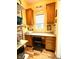 Pantry with built-in desk and shelving, perfect for storage and organization at 13766 Heatherfield Dr, Fishers, IN 46038