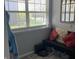 Window seat with a bench and pillows, offering a relaxing spot by the window at 1502 Austin Dr, Lebanon, IN 46052