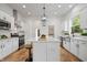 A beautifully designed kitchen featuring modern appliances, a subway tile backsplash, and ample cabinet space at 2044 Alvord St, Indianapolis, IN 46202