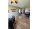 Versatile bonus room with hardwood floors, offering flexible space for various activities at 2068 Deer Valley Ct, Columbus, IN 47201